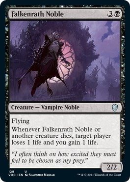 Image for Falkenrath Noble (Commander: Innistrad: Crimson Vow) (128) - Magic: The Gathering