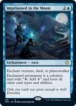 Image for Imprisoned in the Moon (Commander: Innistrad: Crimson Vow) (106) - Magic: The Gathering