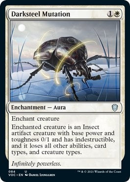 Image for Darksteel Mutation (Commander: Innistrad: Crimson Vow) (84) - Magic: The Gathering