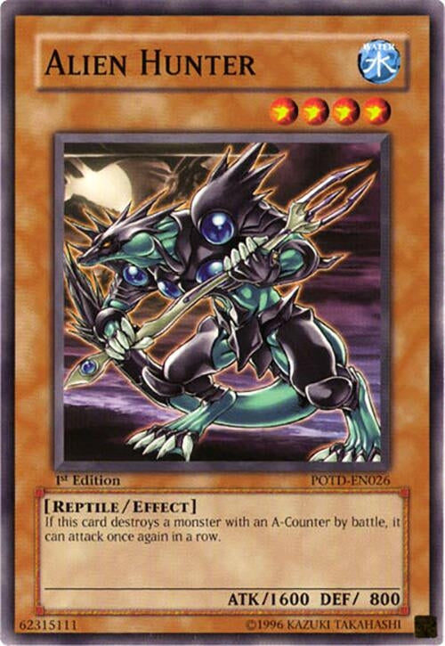 Image for Alien Hunter (Power of the Duelist) (POTD-EN026) - YuGiOh