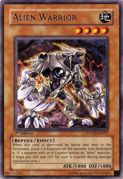 Image for Alien Warrior (Power of the Duelist) (POTD-EN027) - YuGiOh