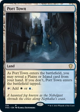 Image for Port Town (Commander: Innistrad: Crimson Vow) (178) - Magic: The Gathering