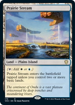 Image for Prairie Stream (Commander: Innistrad: Crimson Vow) (179) - Magic: The Gathering