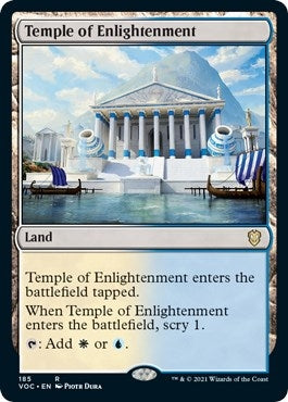 Image for Temple of Enlightenment (Commander: Innistrad: Crimson Vow) (185) - Magic: The Gathering