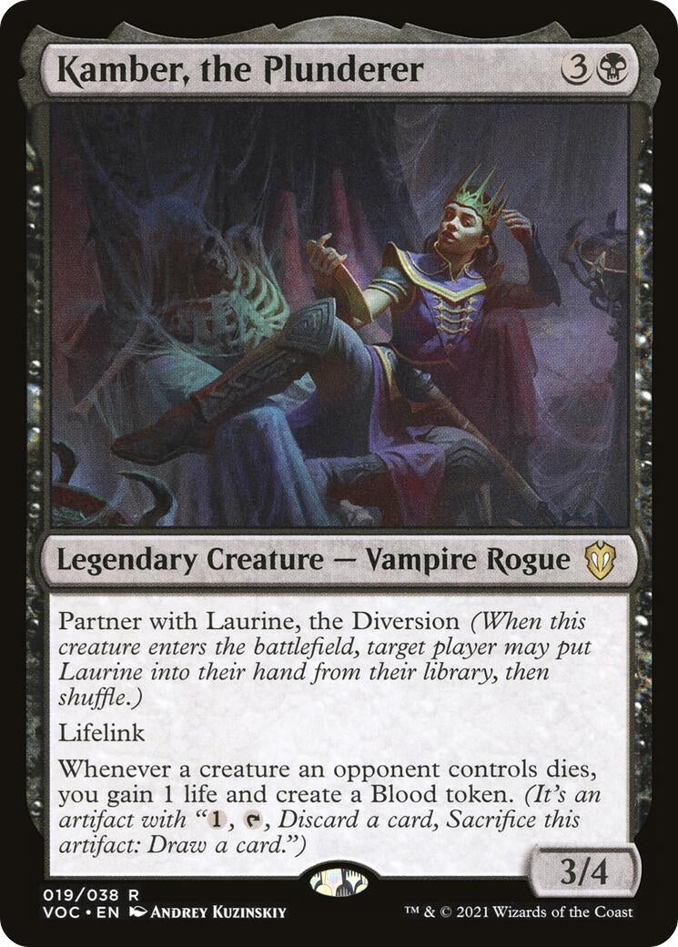 Image for Kamber, the Plunderer (Commander: Innistrad: Crimson Vow) (19) - Magic: The Gathering