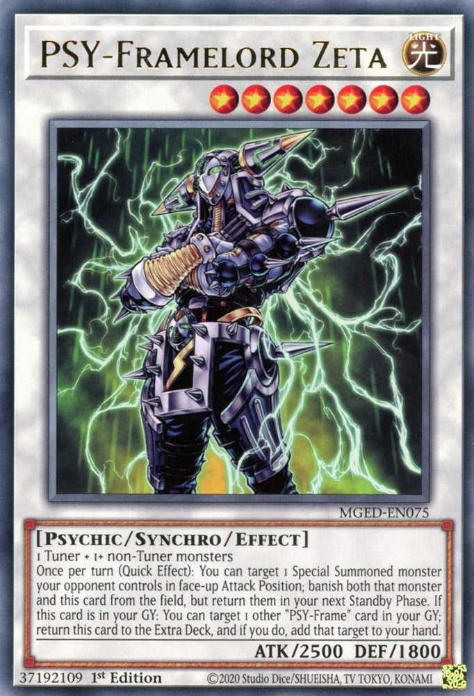 Image for PSY-Framelord Zeta (Maximum Gold: El Dorado) (MGED-EN075) - YuGiOh