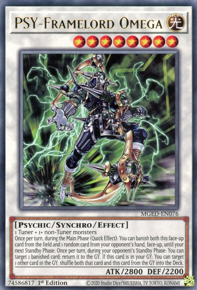 Image for PSY-Framelord Omega (Maximum Gold: El Dorado) (MGED-EN076) - YuGiOh