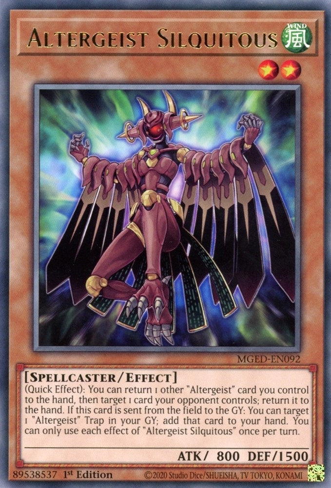 Image for Altergeist Silquitous (Maximum Gold: El Dorado) (MGED-EN092) - YuGiOh