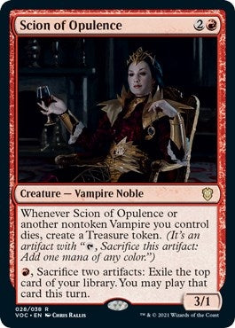 Image for Scion of Opulence (Commander: Innistrad: Crimson Vow) (28) - Magic: The Gathering