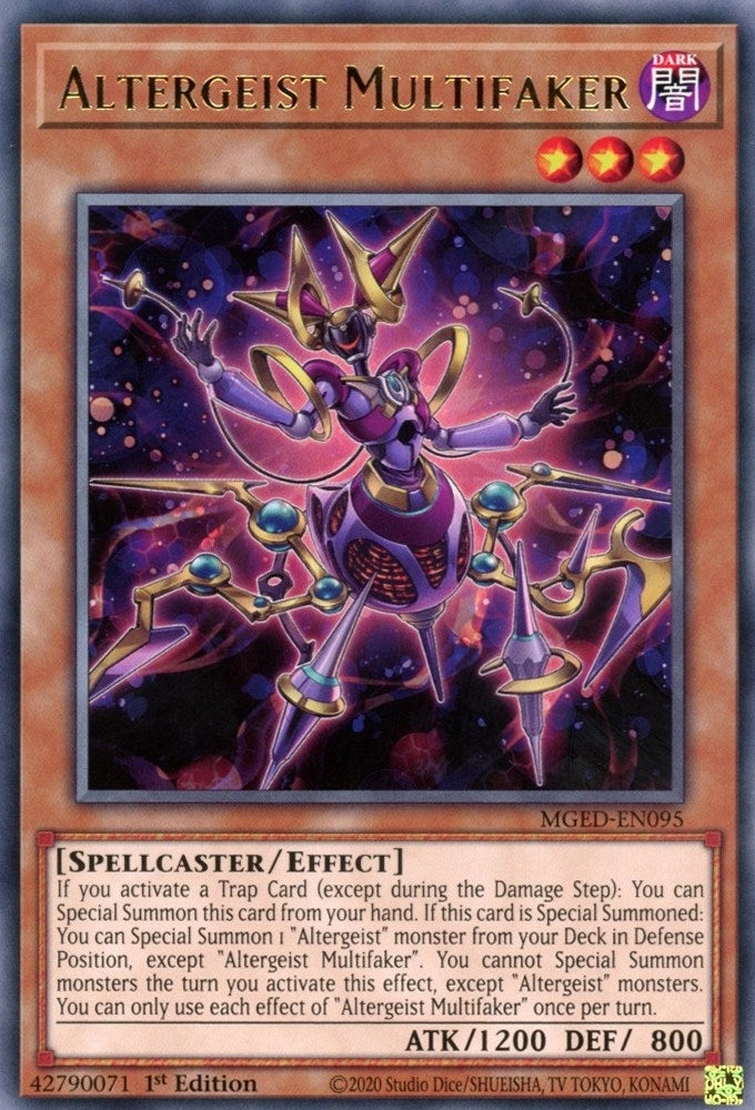 Image for Altergeist Multifaker (Maximum Gold: El Dorado) (MGED-EN095) - YuGiOh