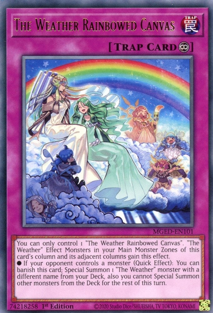 Image for The Weather Rainbowed Canvas (Maximum Gold: El Dorado) (MGED-EN101) - YuGiOh