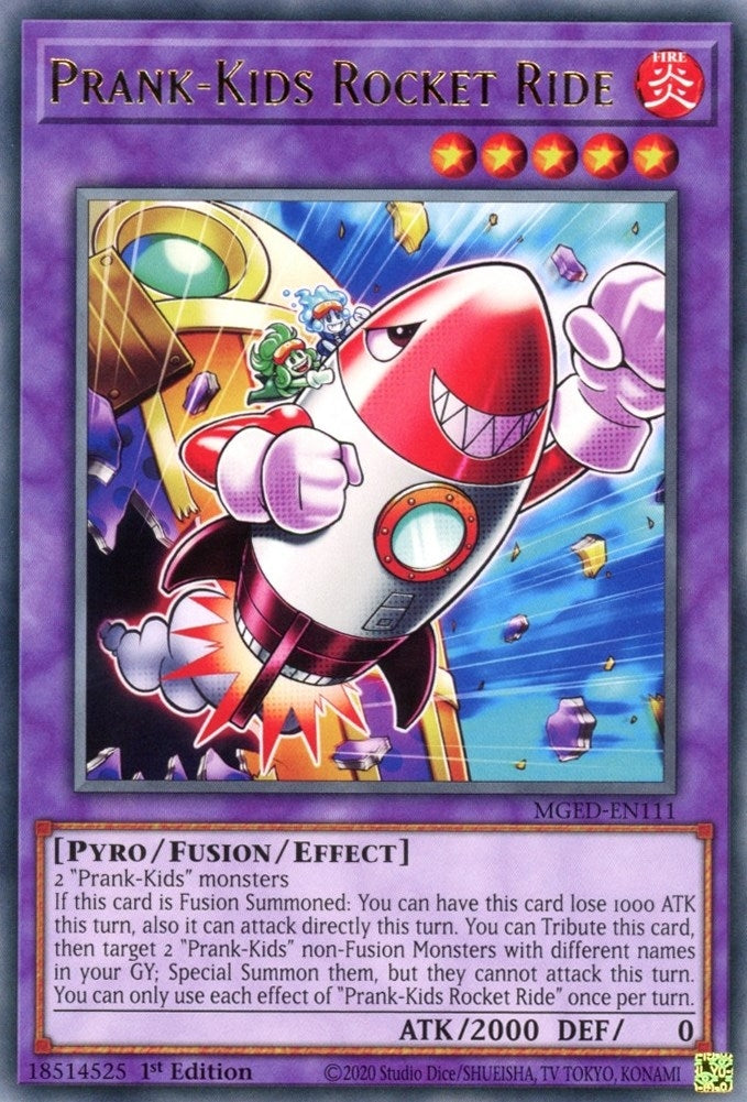 Image for Prank-Kids Rocket Ride (Maximum Gold: El Dorado) (MGED-EN111) - YuGiOh