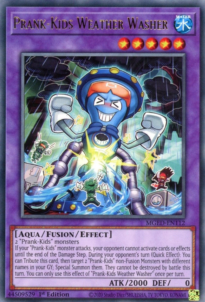 Image for Prank-Kids Weather Washer (Maximum Gold: El Dorado) (MGED-EN112) - YuGiOh