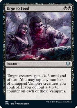 Image for Urge to Feed (Commander: Innistrad: Crimson Vow) (139) - Magic: The Gathering