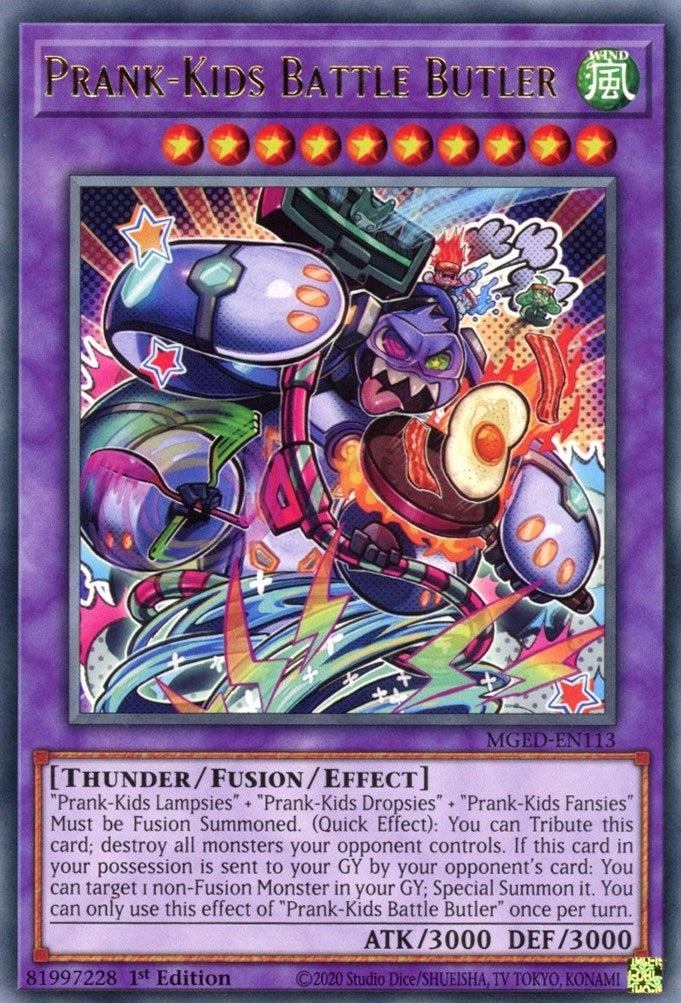 Image for Prank-Kids Battle Butler (Maximum Gold: El Dorado) (MGED-EN113) - YuGiOh