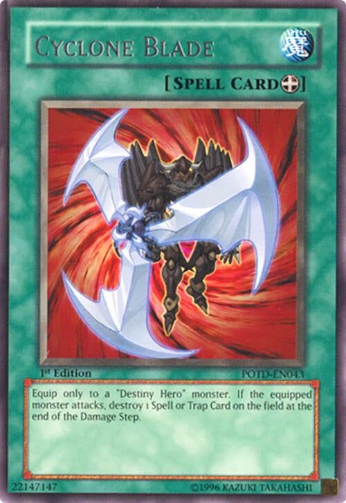 Image for Cyclone Blade (Power of the Duelist) (POTD-EN043) - YuGiOh