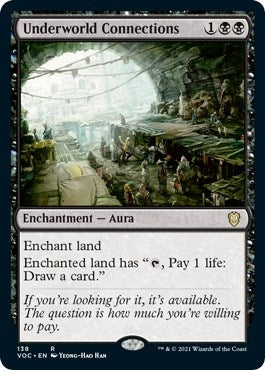 Image for Underworld Connections (Commander: Innistrad: Crimson Vow) (138) - Magic: The Gathering