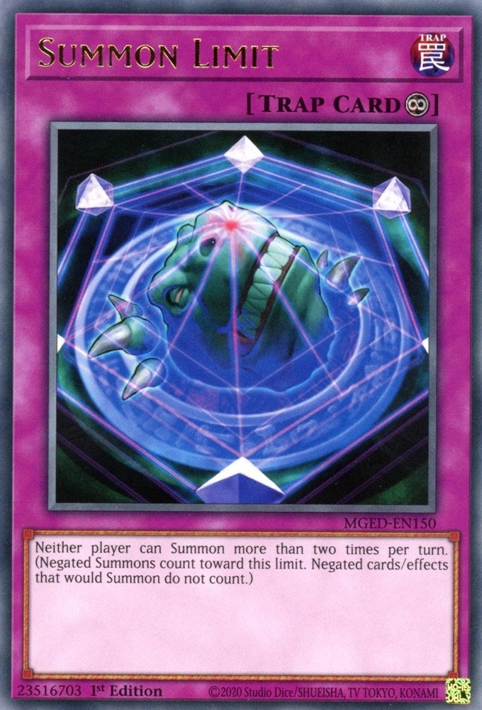 Image for Summon Limit (Maximum Gold: El Dorado) (MGED-EN150) - YuGiOh
