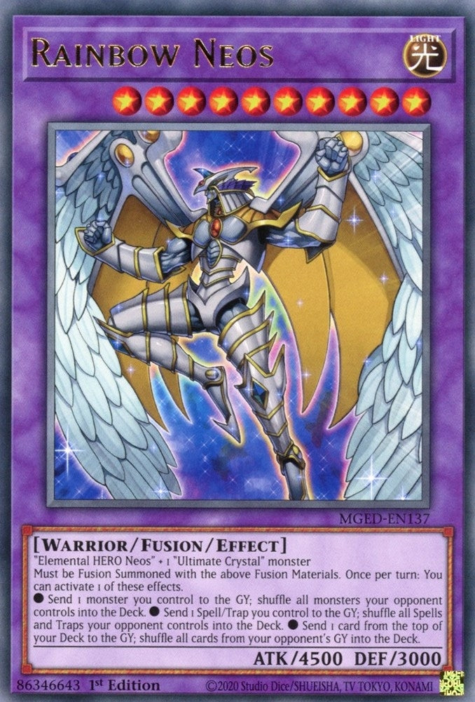 Image for Rainbow Neos (Maximum Gold: El Dorado) (MGED-EN137) - YuGiOh