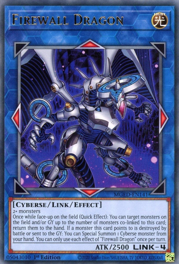 Image for Firewall Dragon (Purple Alternate Art) (Maximum Gold: El Dorado) (MGED-EN141) - YuGiOh