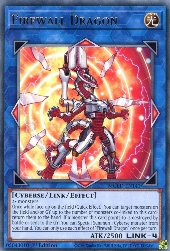 Image for Firewall Dragon (Red Alternate Art) (Maximum Gold: El Dorado) (MGED-EN141) - YuGiOh