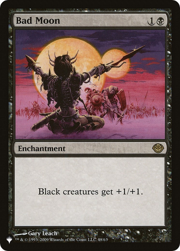 Image for Bad Moon (DDD) (The List Reprints) (48/63) - Magic: The Gathering