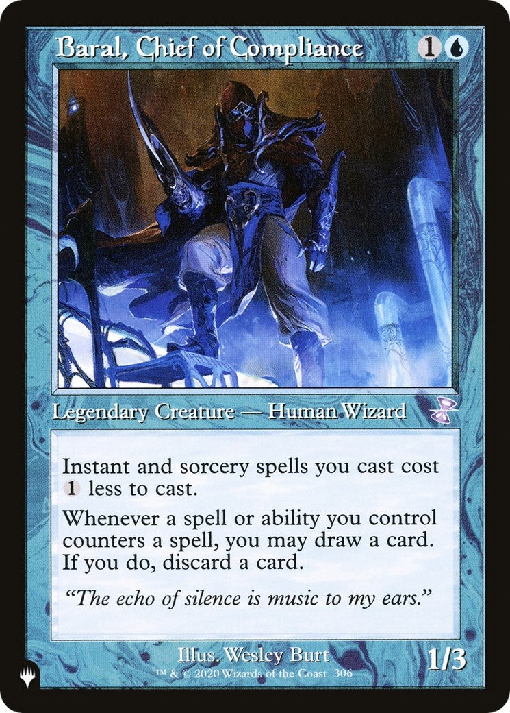 Image for Baral, Chief of Compliance (The List Reprints) (306/289) - Magic: The Gathering