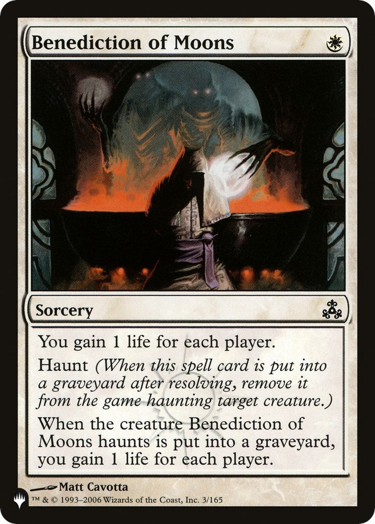 Image for Benediction of Moons (The List Reprints) (3/165) - Magic: The Gathering