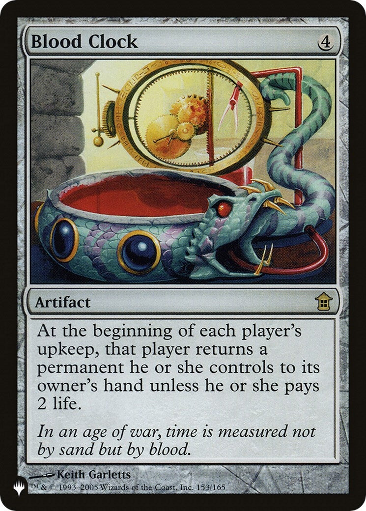 Image for Blood Clock (The List Reprints) (153/165) - Magic: The Gathering