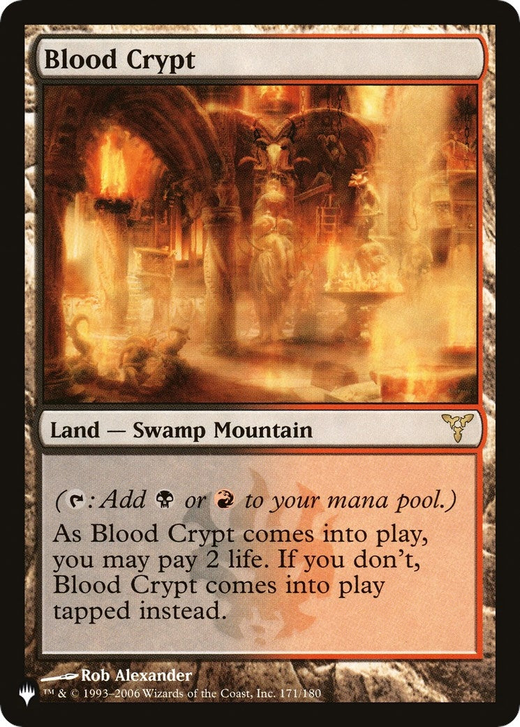 Image for Blood Crypt (The List Reprints) (171/180) - Magic: The Gathering