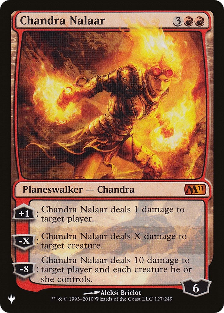 Image for Chandra Nalaar (The List Reprints) (127/249) - Magic: The Gathering