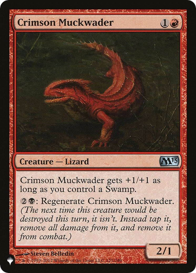Image for Crimson Muckwader (The List Reprints) (127/249) - Magic: The Gathering