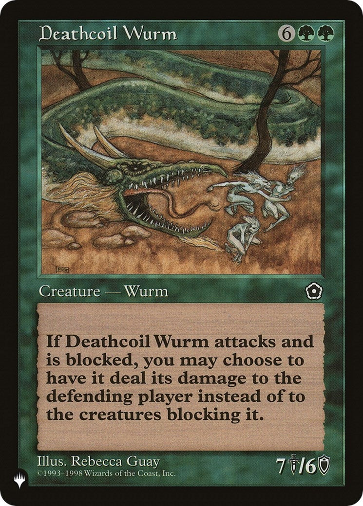 Image for Deathcoil Wurm (The List Reprints) - Magic: The Gathering