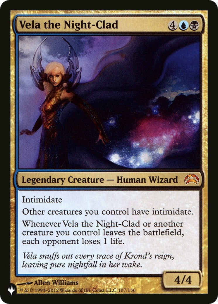 Image for Vela the Night-Clad (The List Reprints) (107/156) - Magic: The Gathering
