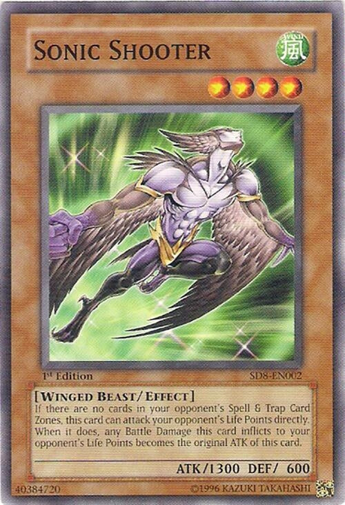 Image for Sonic Shooter (Structure Deck: Lord of the Storm) (SD8-EN002) - YuGiOh