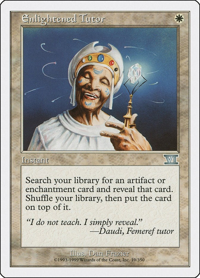 Image for Enlightened Tutor (Classic Sixth Edition) (19) - Magic: The Gathering