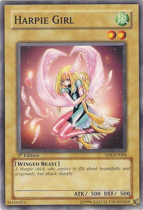 Image for Harpie Girl (Structure Deck: Lord of the Storm) (SD8-EN004) - YuGiOh