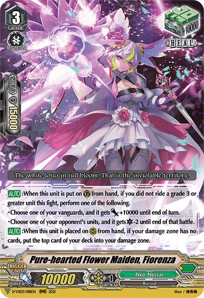 Image for Pure-hearted Flower Maiden, Fiorenza (D-VS02: V Clan Collection Vol.2) (D-VS02/081EN) - Cardfight Vanguard