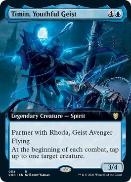 Image for Timin, Youthful Geist (Extended Art) (Commander: Innistrad: Crimson Vow) (54) - Magic: The Gathering