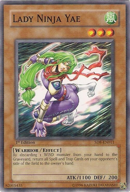 Image for Lady Ninja Yae (Structure Deck: Lord of the Storm) (SD8-EN011) - YuGiOh