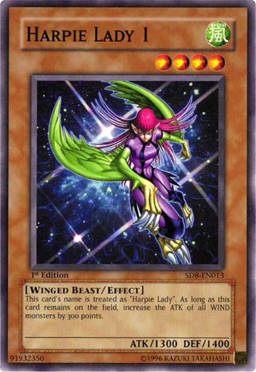 Image for Harpie Lady 1 (Structure Deck: Lord of the Storm) (SD8-EN013) - YuGiOh