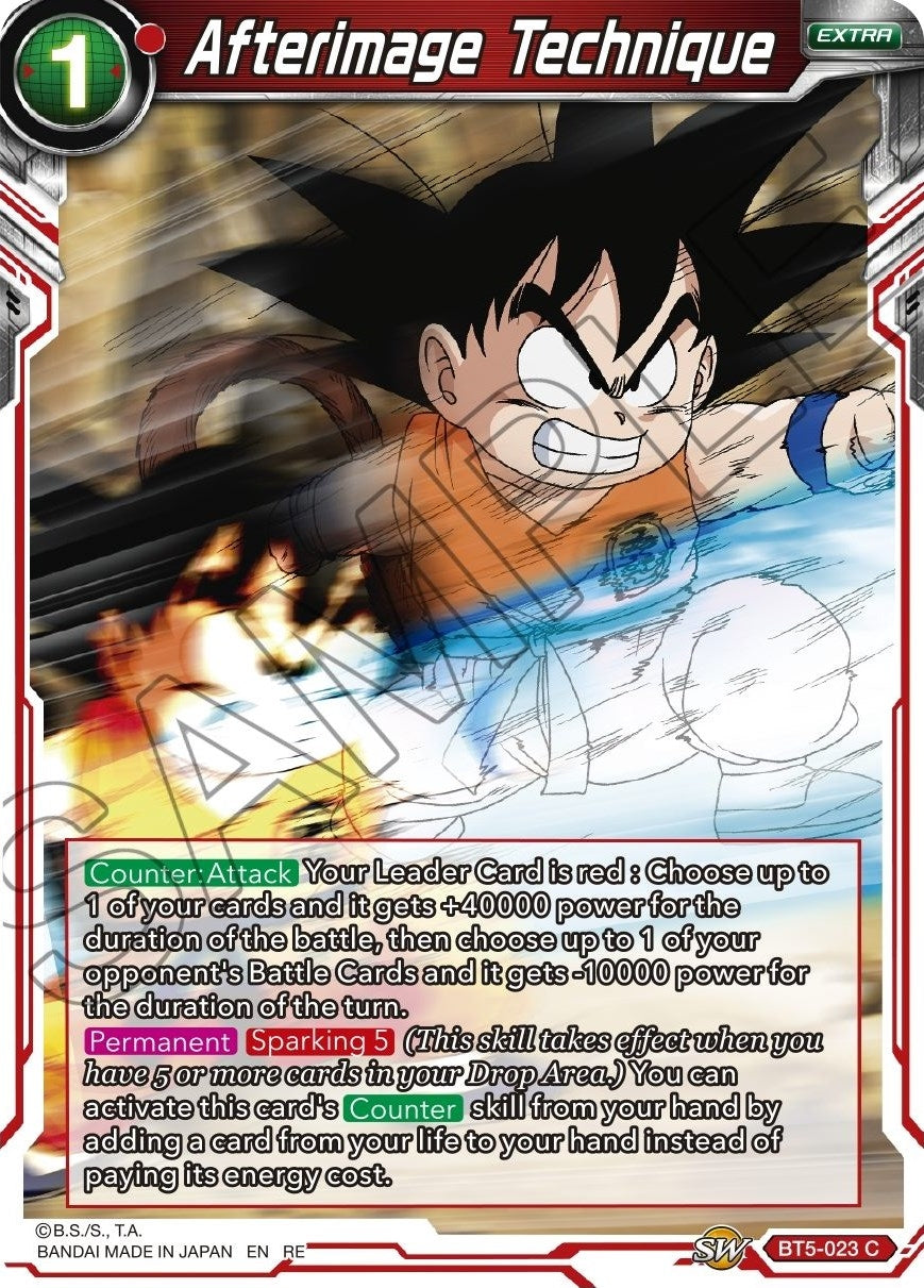 Image for Afterimage Technique (Mythic Booster) (BT5-023) - Dragon Ball Super: Masters