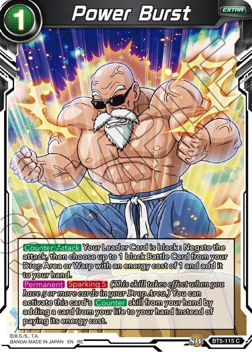 Image for Power Burst (Mythic Booster) (BT5-115) - Dragon Ball Super: Masters