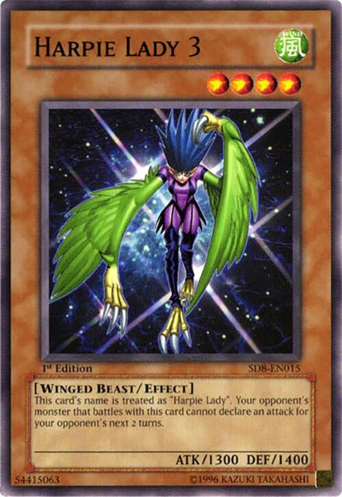 Image for Harpie Lady 3 (Structure Deck: Lord of the Storm) (SD8-EN015) - YuGiOh