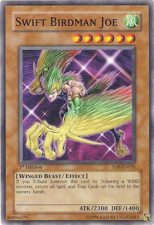 Image for Swift Birdman Joe (Structure Deck: Lord of the Storm) (SD8-EN016) - YuGiOh