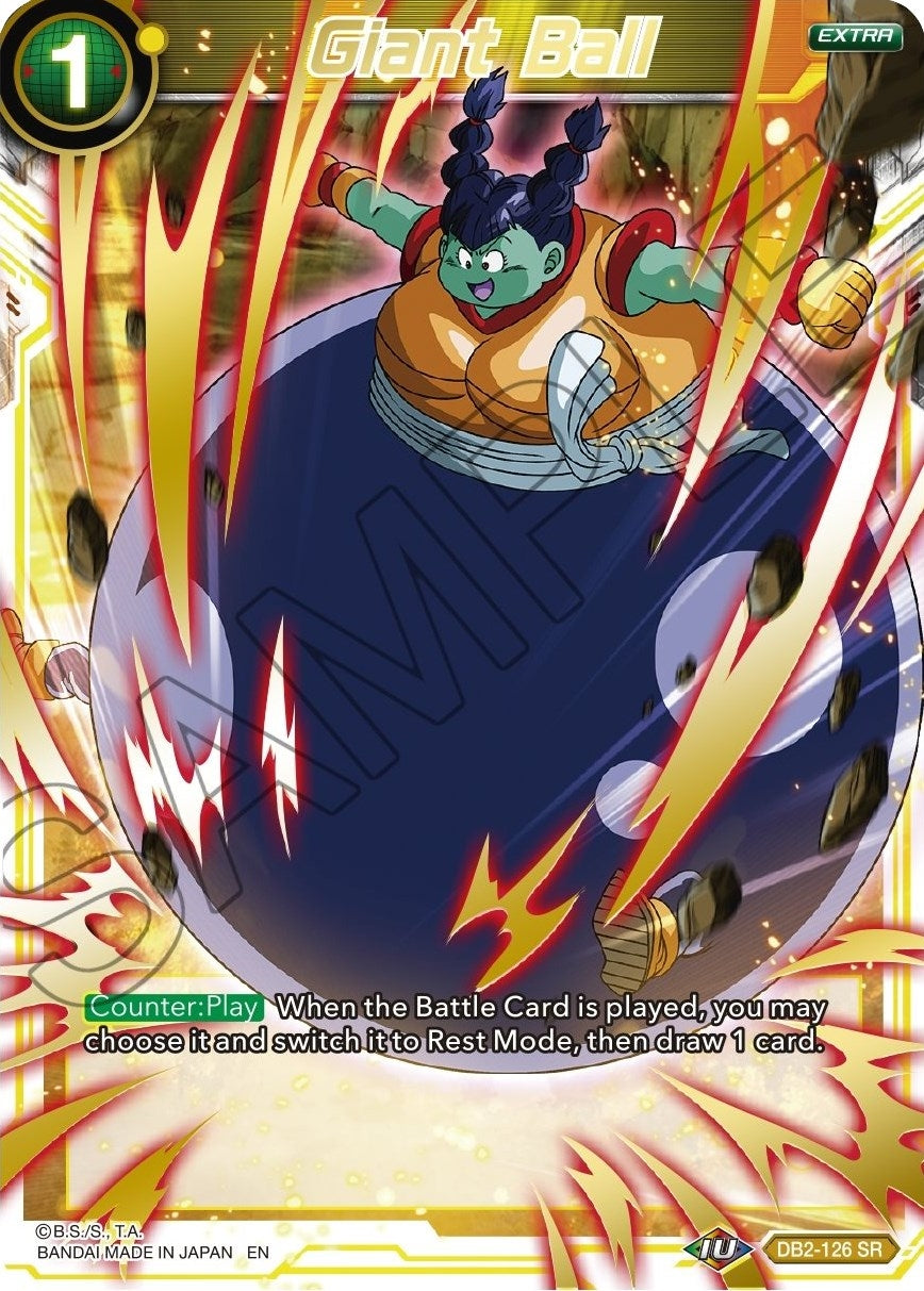 Image for Giant Ball (Gold Stamped) (Mythic Booster) (DB2-126) - Dragon Ball Super: Masters