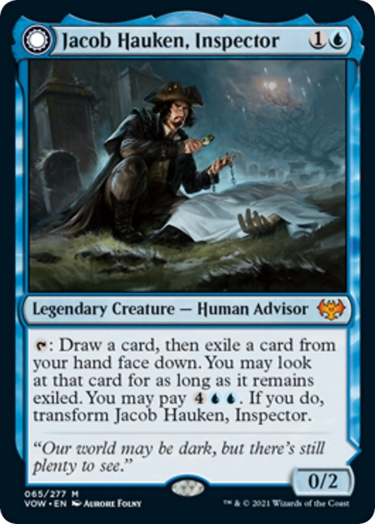 Image for Jacob Hauken, Inspector (Innistrad: Crimson Vow) (65) - Magic: The Gathering