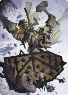 Image for Estwald Shieldbasher Art Card (Art Series: Innistrad: Crimson Vow) (9) - Magic: The Gathering