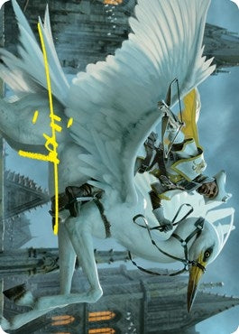 Image for Gryff Rider Art Card (Gold-Stamped Signature) (Art Series: Innistrad: Crimson Vow) (10) - Magic: The Gathering