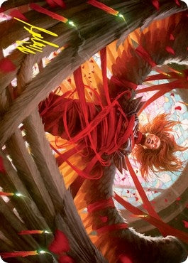 Image for Sigarda's Imprisonment Art Card (Gold-Stamped Signature) (Art Series: Innistrad: Crimson Vow) (16) - Magic: The Gathering